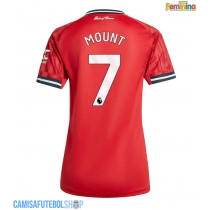 Camisa de time de futebol Manchester United Mason Mount #7 Replicas 1º Equipamento Feminina 2025-26 Manga Curta